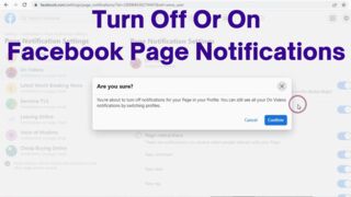How To Turn Off Or On Facebook Page Notifications (2023)
