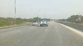 Beautiful view of Pakistan motorway