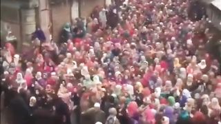 Protest in occupied Kashmir india