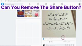 Can You Remove The Share Button On Facebook Posts? (2023)