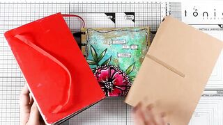 DIY disc bound art journal
