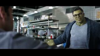 Smart Hulk Diner Scene - Avengers, Endgame (2019) Movie Clip