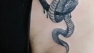 Snake Tattoo in the Groin area Eps 02