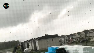 Heavy rain tornado