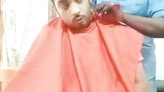 Funny barber