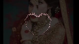 Neelum Munir in red bridal outfit