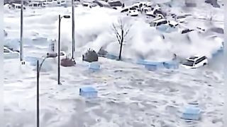 Allah hu Akbar flood is sad video please like thinks