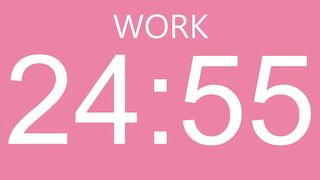 Pomodoro Technique 4 x 25 min - Study Timer 2 h