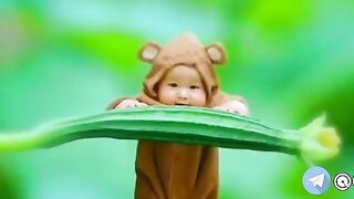 Baby beautiful girl and boy