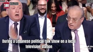 WATCH: Glass thrown, punches float as heated argument erupts on live television in Lebanon