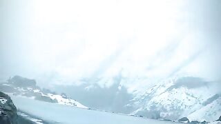 Dil diyan gallan,beautiful road trip,snow fall in hilly area,foggy weather