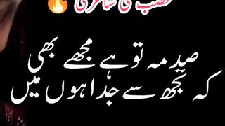 Sadma To Hy Mujhy Bhi Keh Tujh Sy Juda Hn Men  | Heart Touching Urdu Poetry | Sad Urdu Ghazal 2
