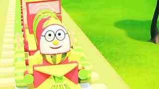 Fruit train cartoon enjoy for baby