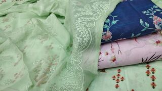 Allover Charizma Lawn Digital Print Original | Schiffli Chiffon Dupatta | Summer Collection