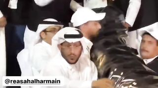 The ceremony of changing the covering of the Kaaba for the year 1445