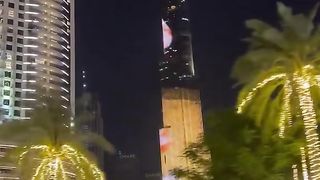 Beautiful dubai downtown view
