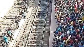train arrival 21st century  (write, what would you call this video?)