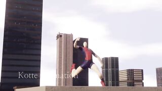Spider-Man stops A Train