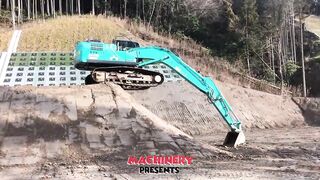 10 Extreme Dangerous Idiots Excavator Operator Skills - Fastest Climbing Excavator Machines Driving