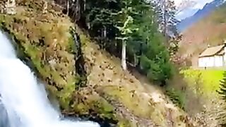 Amazing view Waterfall