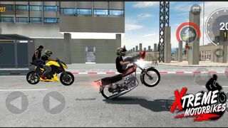 Xtreme Honda 125 VS Police Cars run