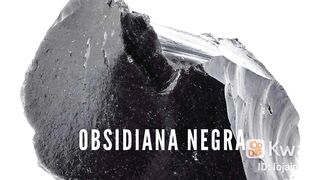 Pedras, cristais, conhecimento, Obsidiana negra