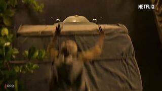 Jr. NTR's Palace Entry Scene - RRR - Netflix