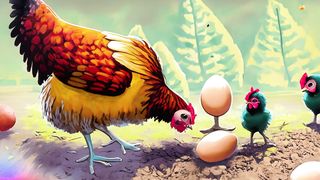 Cute Hen with eggs and chicks  videos for kids with amazing song