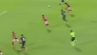 محمد عبد المنعم يسجل هدف بيراميدز الأول أمام الأهلي