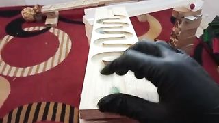 Marble_Run_Race_☆_HABAの木製スロープ＆はたらくくるま♪トラクター・救急車・トラッ