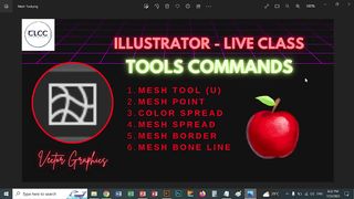Illustrator Mesh Tool Live Class TLCC