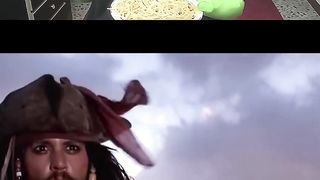 Jack Sparrow in a barrow Mr Green ????