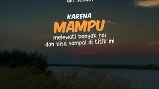 Jangan lupa berterimakasih dengan diri sendiri