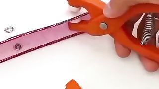 Pliers button press tool