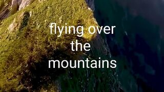 fly over the mountains #drone