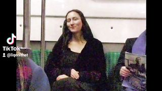 Mona Lisa sur le Métro