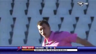 Bom Bom Afridi revenge after bowled on No ball
