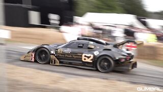 710HP Radford Type 62-2 PIKES PEAK Edition driven by Jenson Button! Flames & Accelerations!