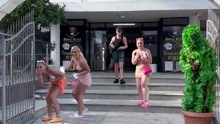 Bushman prank ???? ???? pounding moments with pretty girl can't resist best video