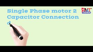 single phase motor 2 capacitor connection diagram
