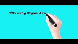CCTV wiring diagram and IP Camera setup system diagram