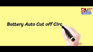 battery auto cut circuit diagram