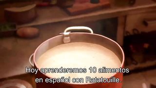 LEARN FOOD IN SPANISH WITH RATATOUILLE CARTOON