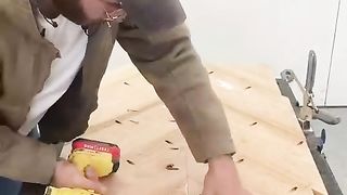 Leaf cofe table making