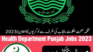 Punjab Government Health Department Jobs 2023