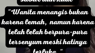 Kata-kata bijak wanita sabardan kuat