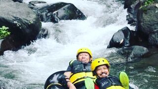 Touring to Cikadongdong River Tubing