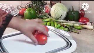Asmr vegetables sounds for relaxation