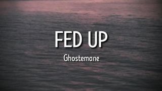 Ghostemane - Fed up (Tiktok Remix) [Lyrics]