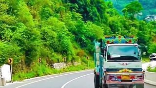 Kashmir Road View Beautiful Valley Azad Kashmir